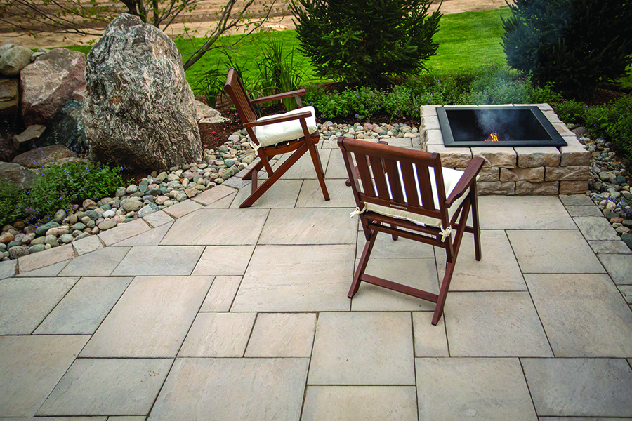 Dimensional Falgstone With Kodah Fire Pit